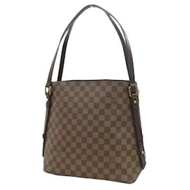 Louis Vuitton-Louis Vuitton Cabas Rivington Canvas Tote Bag N41108 in good condition-Other