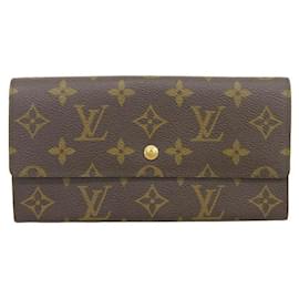 Louis Vuitton-Portefeuille Sarah in Very Good Condition-Brown