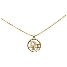 Dior-Dior Logo Chain Necklace Metal Necklace in Good condition-Other