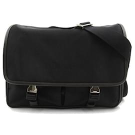 Prada-Prada Tessuto lined Pocket Shoulder Bag  Canvas Crossbody Bag in Good condition-Other