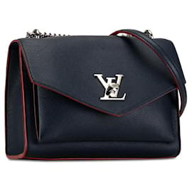 Louis Vuitton-Louis Vuitton Bolsa de ombro de couro My Lockme BB M53196 Em uma boa condição-Outro