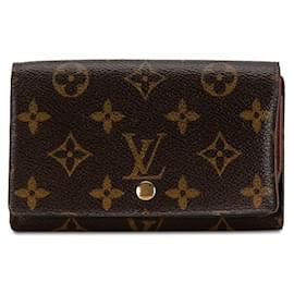 Louis Vuitton-Louis Vuitton Portefeuille en toile monogramme Portefeuille long en cuir M61730 en bon état-Autre