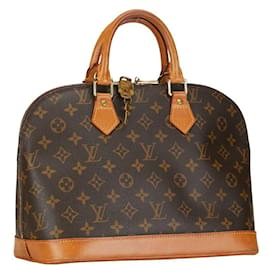 Louis Vuitton-Louis Vuitton Alma Canvas Handbag M51130 in good condition-Other