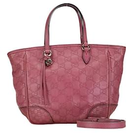 Gucci-Gucci Guccissima Bree Tote Bag  Leather Handbag 353121 in good condition-Other
