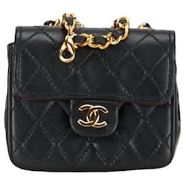 Chanel-Chanel CC Mini Matelasse Handbag  Leather Other in Good condition-Other