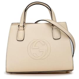 Gucci-Gucci Interlocking G Soho Bag  Leather Handbag 607722 in good condition-Other