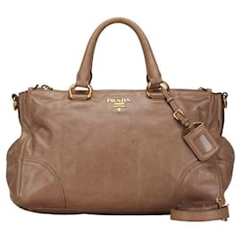 Prada-Prada Leather Tote Bag Leather Tote Bag in Good condition-Other