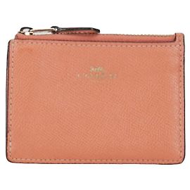 Portafoglio in pelle Coach rosa Rosa