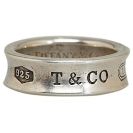 Tiffany & Co-Tiffany & Co SV925 Narrow Ring Silver in Very Good Condition-Silvery