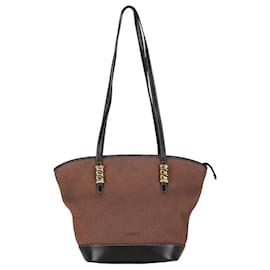 Loewe-Loewe Velasquez Twist Shoulder Bag  Leather Tote Bag in Good condition-Other
