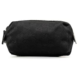 Gucci-Gucci GG Canvas Cosmetic Pouch Canvas Vanity Bag 245947 in good condition-Other