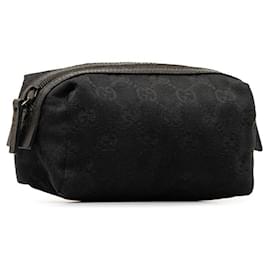 Gucci-Gucci GG Canvas Cosmetic Pouch Canvas Vanity Bag 245947 in good condition-Other