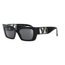 Occhiali da sole Valentino Garavani T. Plastica Nero