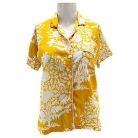 Autre Marque-NON SIGNE / UNSIGNED  Tops T.fr 38 polyester-Yellow