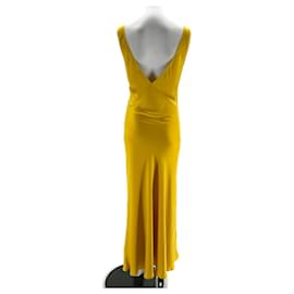Autre Marque-ASCENO  Dresses T.International S Silk-Yellow