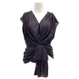 Magda Butrym top T.FR 38 Seta Nero