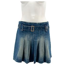 Blumarine-BLUMARINE  Skirts T.Uk 16 cotton-Blue
