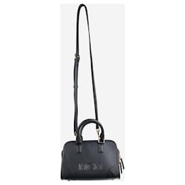 MCM-Black Boston mini shoulder bag-Black