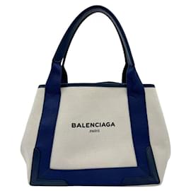 Balenciaga-Balenciaga Navy Cabas-Blu