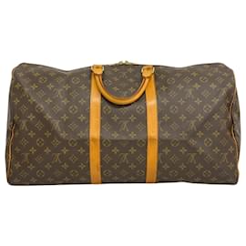 Louis Vuitton-Louis Vuitton Keepall 55-Brown