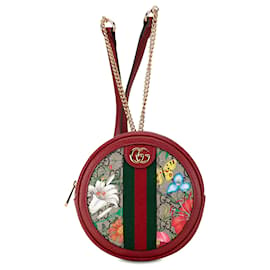 Gucci-Mochila Gucci GG Supreme Flora Ophidia roja-Roja