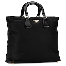 Prada-Cartera Tessuto Negra Prada-Negro