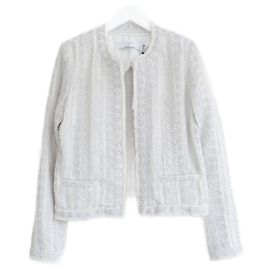 Chaqueta IRO Sorayan Gris Perla/Crema Gris Crudo