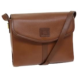 Autre Marque-Burberrys Shoulder Bag Leather Brown Auth bs13916-Brown