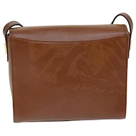 Autre Marque-Burberrys Shoulder Bag Leather Brown Auth bs13916-Brown