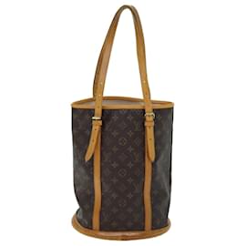 Louis Vuitton-LOUIS VUITTON Monogram Bucket GM Shoulder Bag M42236 LV Auth 73057-Monogram