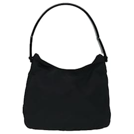 Prada-PRADA Shoulder Bag Nylon Black Auth ep4105-Black