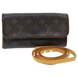 Louis Vuitton-Bolso de hombro LOUIS VUITTON Monogram Pochette Twin PM M51854 LV Auth bs13980-Monograma