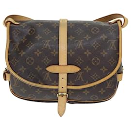 Louis Vuitton-LOUIS VUITTON Monogram Saumur 30 Shoulder Bag M42256 LV Auth 72930-Monogram