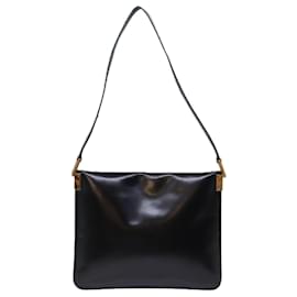 Gucci-Bolso de hombro GUCCI Cuero Negro 001 2046 1907 Auth bs13751-Negro