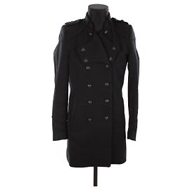 The Kooples Wollmantel Schwarz