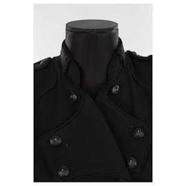 The Kooples-Manteau en laine-Noir