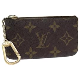 Louis Vuitton-Bolsa de moedas LOUIS VUITTON Monograma Pochette Cles M62650 Autenticação de LV 73426-Monograma