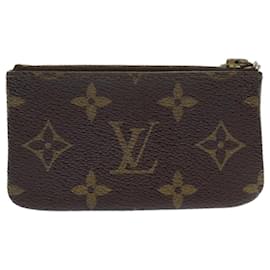 Louis Vuitton-Bolsa de moedas LOUIS VUITTON Monograma Pochette Cles M62650 Autenticação de LV 73426-Monograma