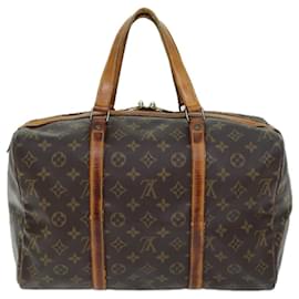 Louis Vuitton-LOUIS VUITTON Monogram Sac Souple 35 Boston Bag M41626 Auth LV 72215-Monogramme