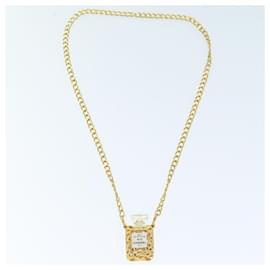 Chanel-CHANEL Profumo N�‹5 Collana metallo Oro CC Auth bs13937-D'oro