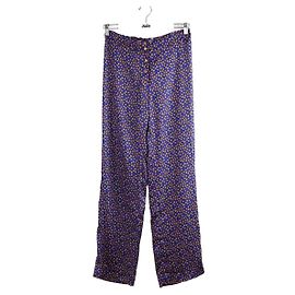 Heimstone blue silk wide leg pants Blue