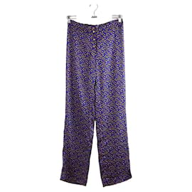 Heimstone-Pantalon large en soie-Bleu