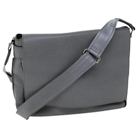 Louis Vuitton-LOUIS VUITTON Taiga Roman MM Shoulder Bag Gray Gracie M32623 LV Auth bs13770-Other,Grey