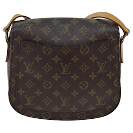 Louis Vuitton-LOUIS VUITTON Monogram Saint Cloud GM Shoulder Bag M51242 LV Auth 72221-Monogram