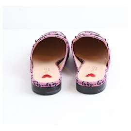 Gucci-Leather loafers-Pink