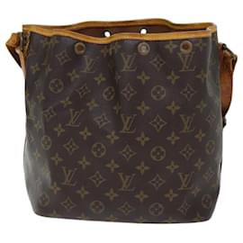 Louis Vuitton-LOUIS VUITTON Monogram Petit Noe Shoulder Bag M42226 LV Auth 73435-Monogram