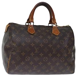 Louis Vuitton-LOUIS VUITTON Monogram Speedy 30 Hand Bag M41526 LV Auth 73318-Monogram