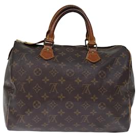 Louis Vuitton-LOUIS VUITTON Monogram Speedy 30 Handtasche M41526 LV Auth 73318-Monogramm
