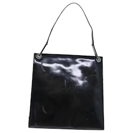 Gucci-GUCCI Shoulder Bag Patent leather Black 001 1013 3037 Auth 71915-Black