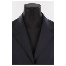 Loro Piana-Veste en coton-Bleu Marine